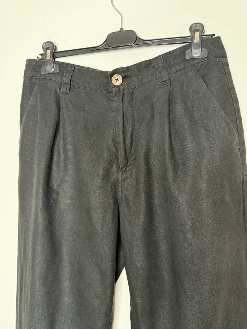 Cotton On 100% Linen Pants Black Size 30 (32)/29